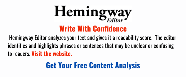 hemmingway editor blog content writing tool