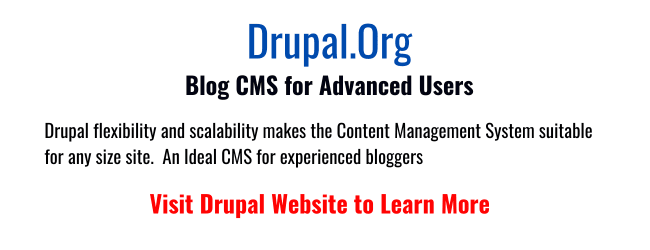 drupal cms for advanced bloggers