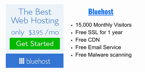 bluehost web hosting banner ad